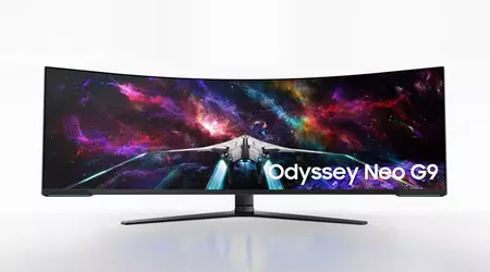 Samsung Odyssey Neo G9 gigantisk buet skjerm med 240 Hz oppdateringsfrekvens og 57" diagonal kommer i salg i slutten av august.