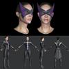Konseptkunst av en mulig Damian Wayne i en Batman-kostyme