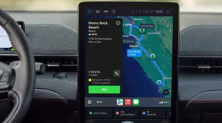 Fords elbiler kan nå rute til Tesla Supercharger-stasjoner ved hjelp av Apple Maps på CarPlay