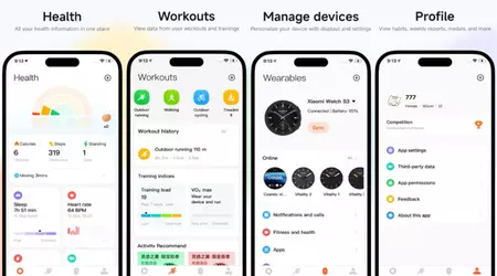 Xiaomi har oppdatert designet på Mi Fitness-appen