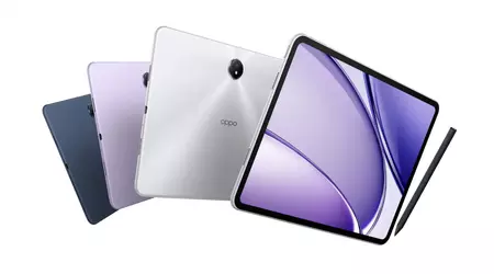 Det nye Oppo Pad 3-nettbrettet med Dimensity 8350 og lilla farge lanseres 25. november