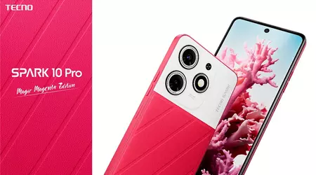 Tecno Spark 10 Pro har fått en Magic Magenta Edition-modifikasjon med et glødende og fargeskiftende lokk.