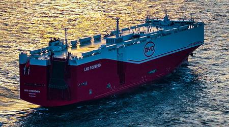 BYDs fjerde biltransportskip legger ut på sin jomfrutur til Brasil