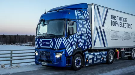 Roadshowet ble gjennomført i temperaturer helt ned til -19 °C: Renault Trucks Diamond Echo el-lastebil tilbakela 23 000 kilometer på tvers av Europa
