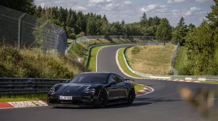 18 sekunder raskere enn Tesla Model S Plaid: Porsche testet den elektriske sportsbilen Taycan Turbo GT på Nürburgring