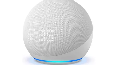 Amazon senker prisen på Echo Dot 5 Gen: en smart høyttaler med en innebygd klokke og Alexa for $ 39