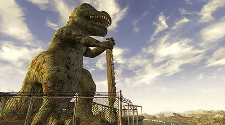 Den ikoniske statuen av T-Rexen Dinky fra New Vegas kan dukke opp i den andre sesongen av Fallout-serien