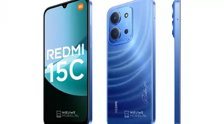 Redmi 15C sett i forhåndsvisningsbilder sammen med Poco C85