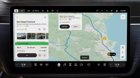 Rivian har bygget Google Maps inn i sine elektriske biler