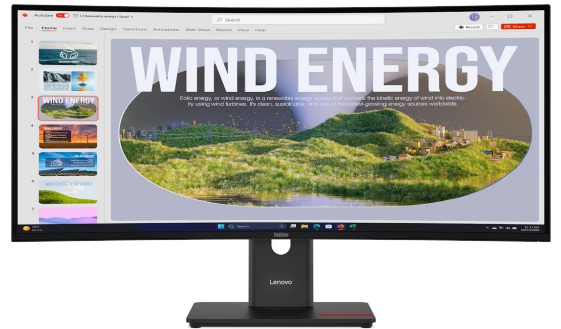 Lenovo avduker ThinkVision T34WD-40: En geeks guide til ultimate produktivitet Utforsk fremtiden med Lenovos ThinkVision T34WD-40: En skjerm for hver geeks drøm!