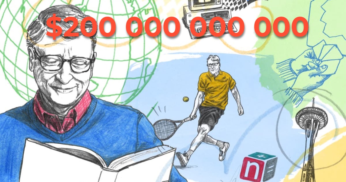 Et kreativt blikk på Bill Gates gjennom collagens prisme Kunst og teknologi: en ny collage med Bill Gates
