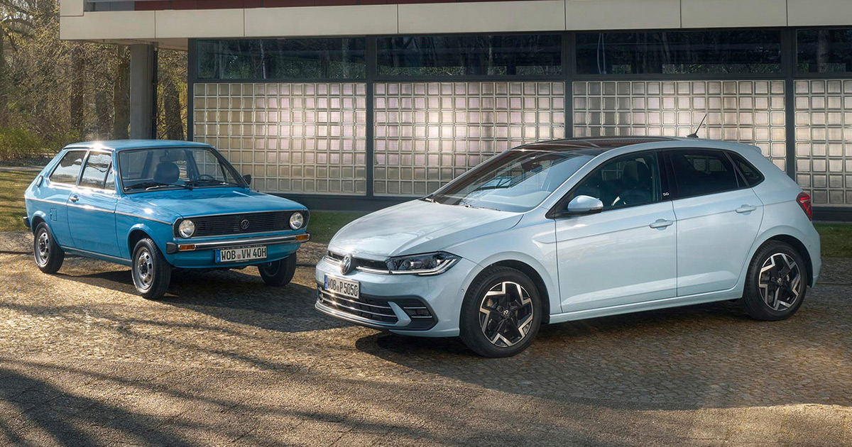 Volkswagen feirer: Hvordan Polo har endret seg på 50 år - et blikk på den nye Edition 50 modellen Retro og trendy: Den første Volkswagen Polo møter sin jubileumsetterfølger