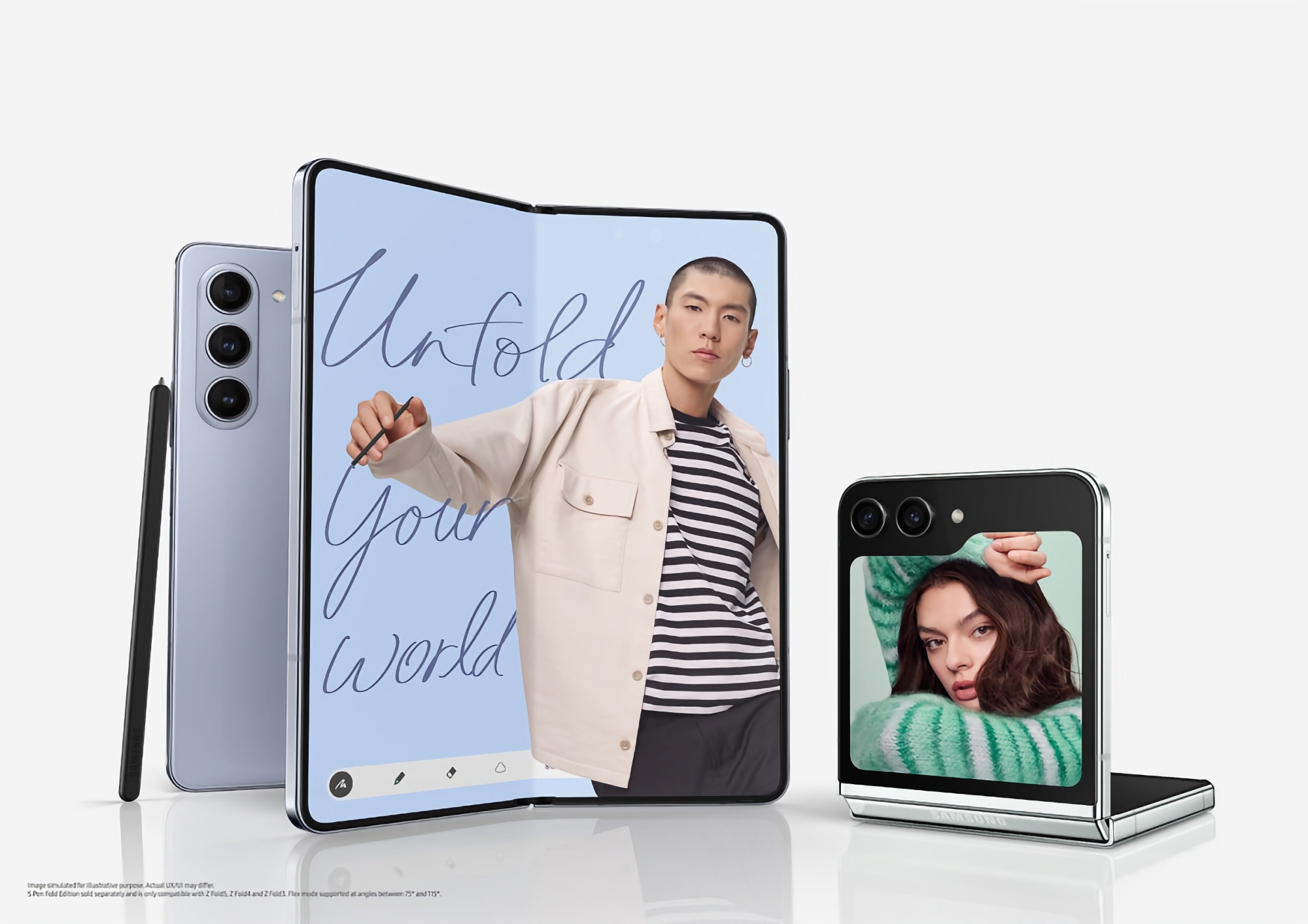 Etter Galaxy S23: Samsung har gitt ut en sikkerhetsoppdatering for april for de sammenleggbare smarttelefonene Galaxy Flip 5 og Galaxy Fold 5. Etter Galaxy S23: Samsung har gitt ut en sikkerhetsoppdatering for april for de sammenleggbare smarttelefonene Galaxy Flip 5 og Galaxy Fold 5.