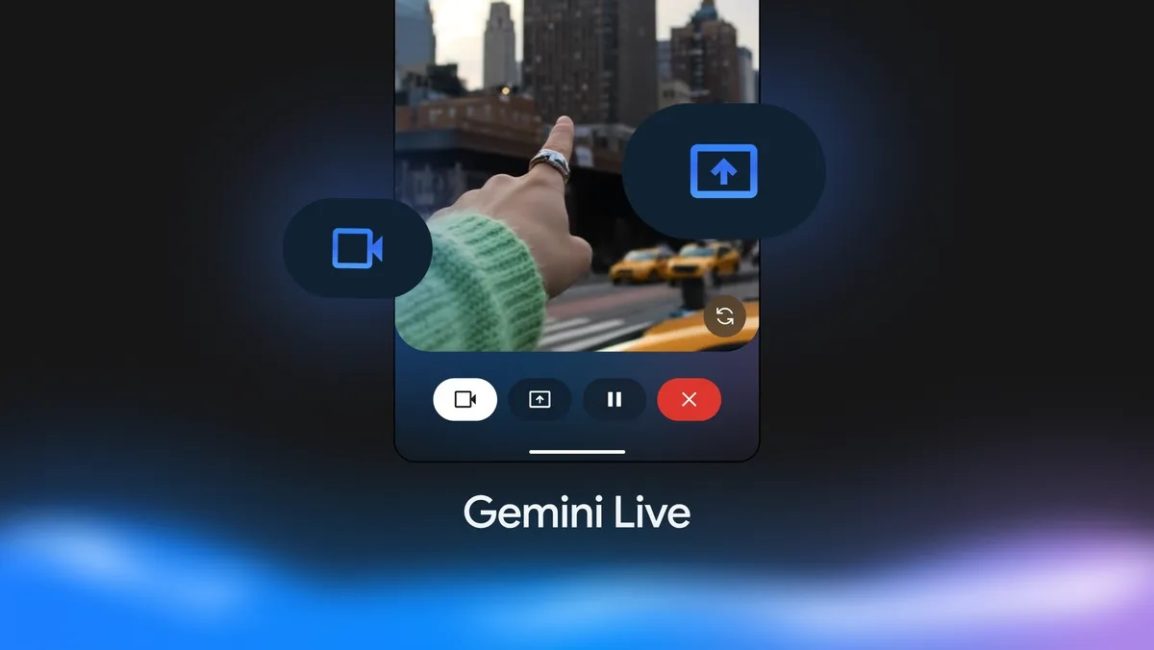Gemini Live-oppdateringer: tydeligere video og nytt Android-grensesnitt