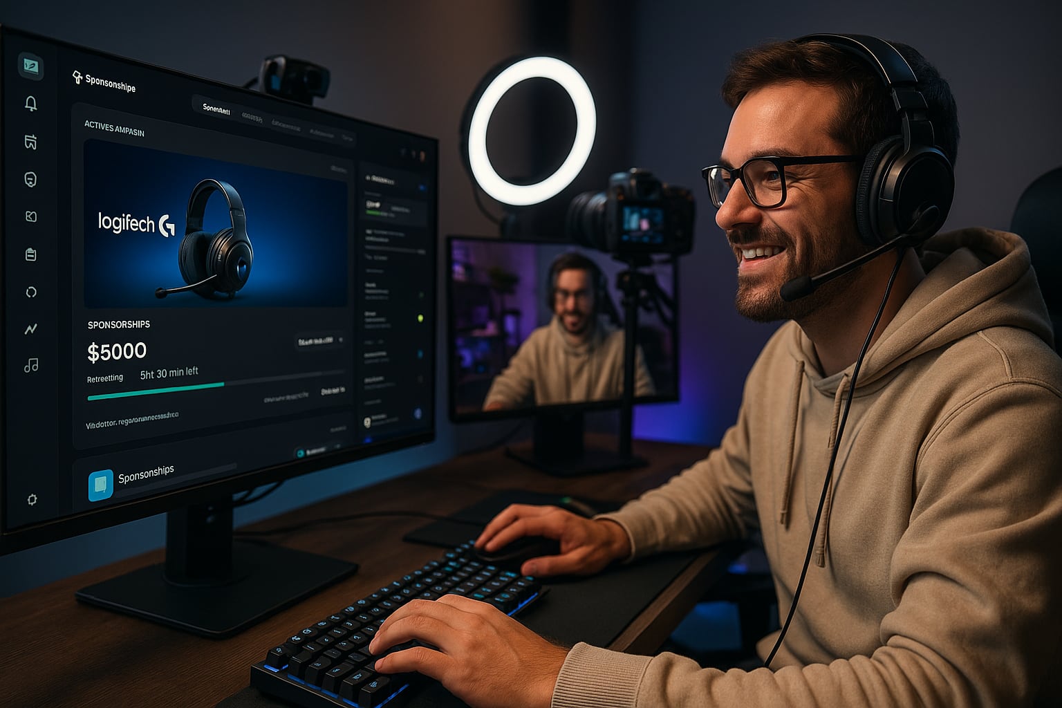 Logitech lanserer Streamlabs Sponsorships plattform - ingen provisjoner og penger direkte til streamere Logitech lanserer Streamlabs Sponsorships plattform - ingen provisjoner og penger direkte til streamere