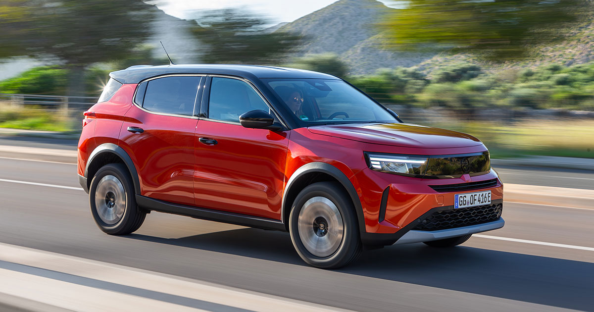 Elektrisk revolusjon: Møt den nye Opel Frontera Lader fremover: Opel Frontera går elektrisk