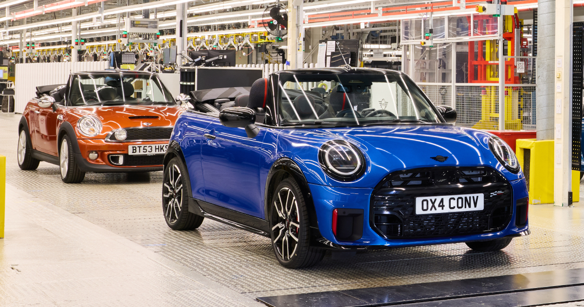 MINI Cooper Convertible: produksjon ved den legendariske fabrikken i Oxford