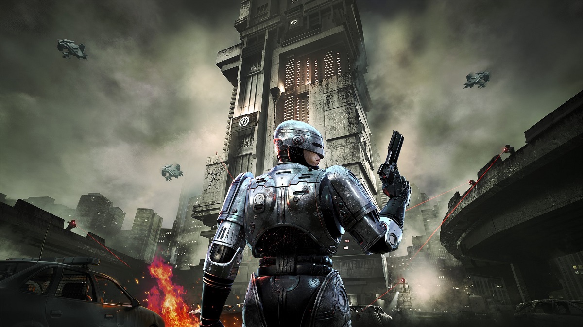 Inspirasjon og stil i hovedkunstverket til RoboCop: Rogue City Første titt på nøkkelkunsten for RoboCop: Rogue City