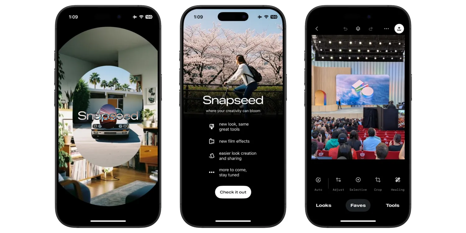 Frisk pust for Snapseed på iOS: Google utgir oppdatering 3.0 Snapseed er tilbake: ny versjon 3.0 er allerede på iPhone