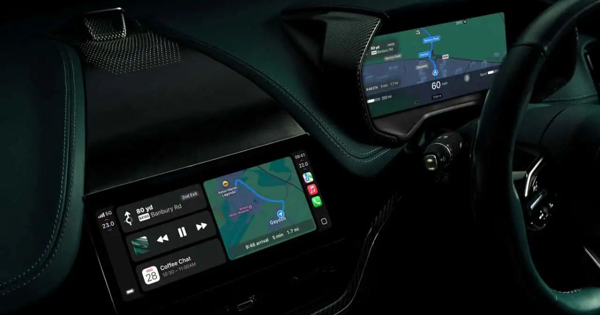 Hvordan Aston Martin bringer Apple CarPlay Ultra til bilene sine Aston Martin: En teknologisk sjanse for Apple CarPlay Ultra