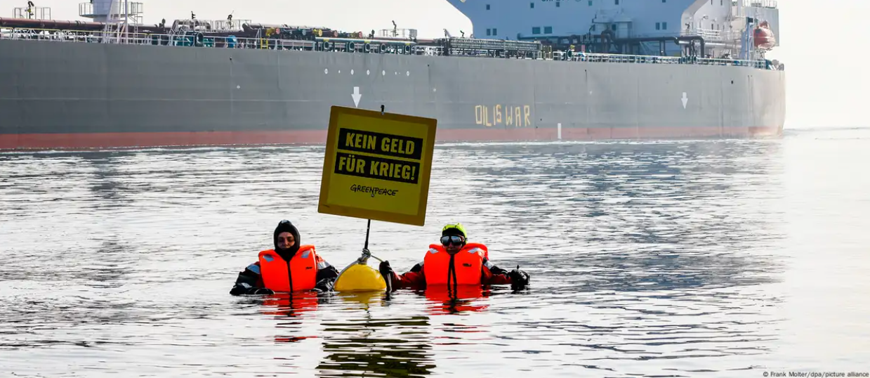 Greenpeace: miljøbataljonen mot oljeTransporter i Østersjøen