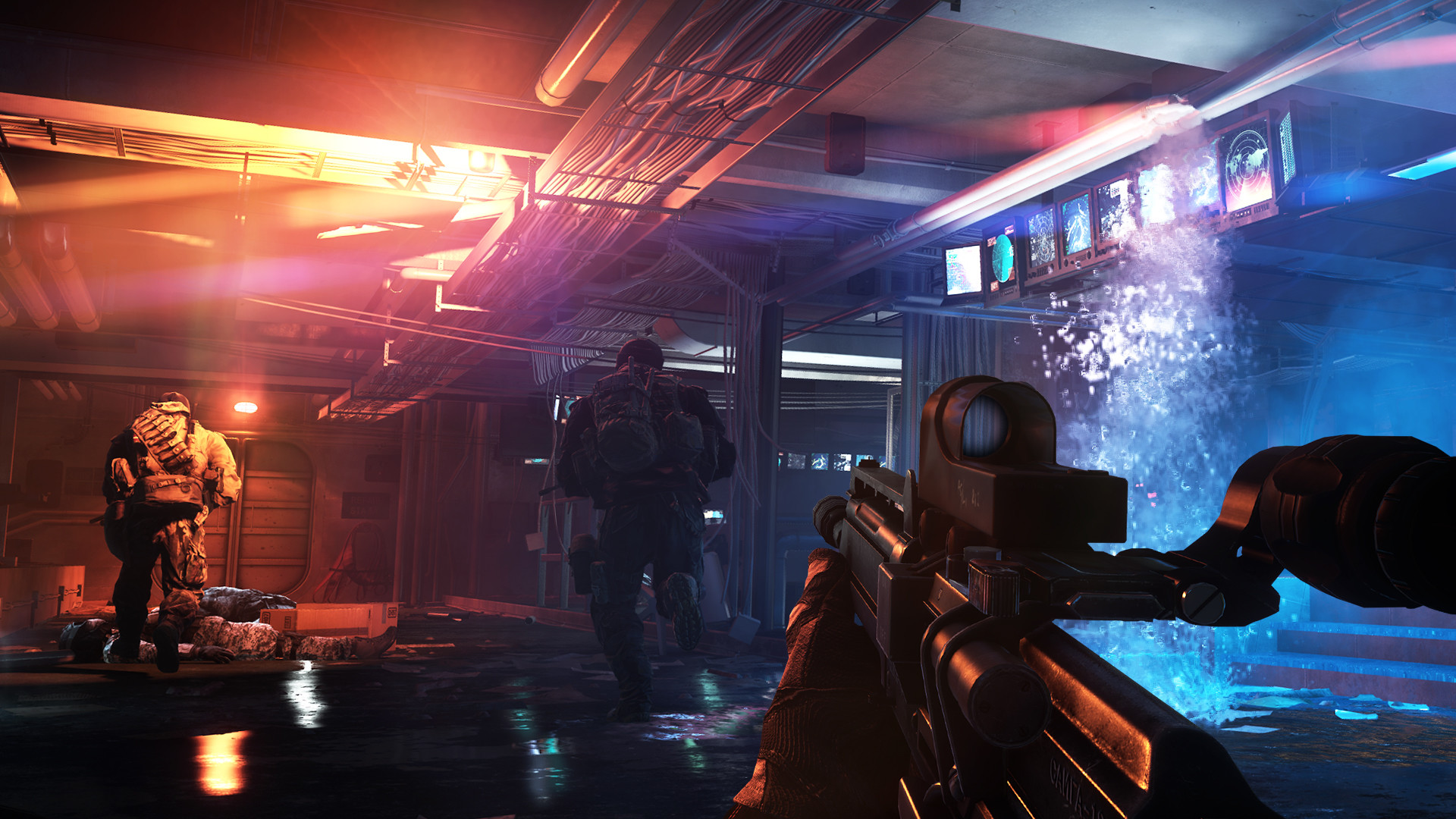 Fanget i kamp: Skjermbilde avslører dynamikken i Battlefield 4 Battlefield 4: Unikt skjermbilde kaster lys over spennende gameplay