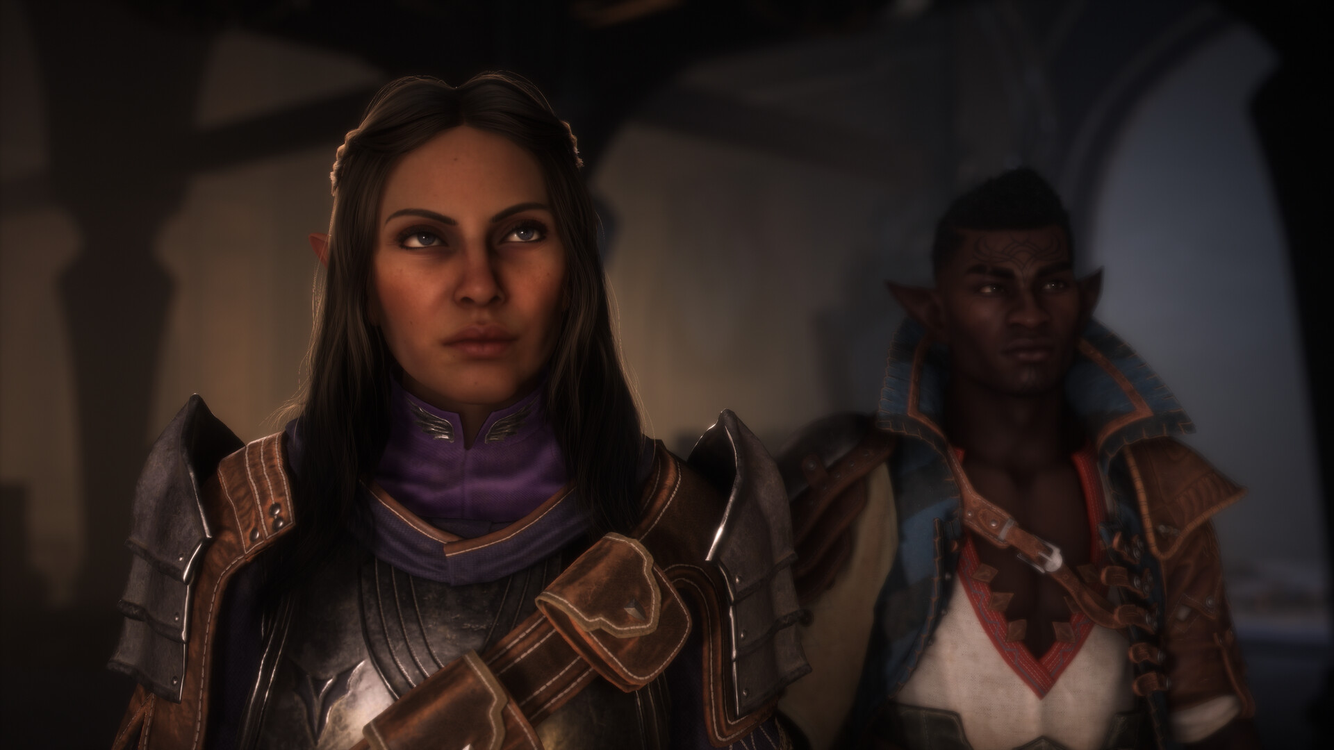 Hva ligger bak den mystiske gardinen til Dragon Age: The Veilguard? Et skjermbilde fra Dragon Age: The Veilguard - hva venter oss?