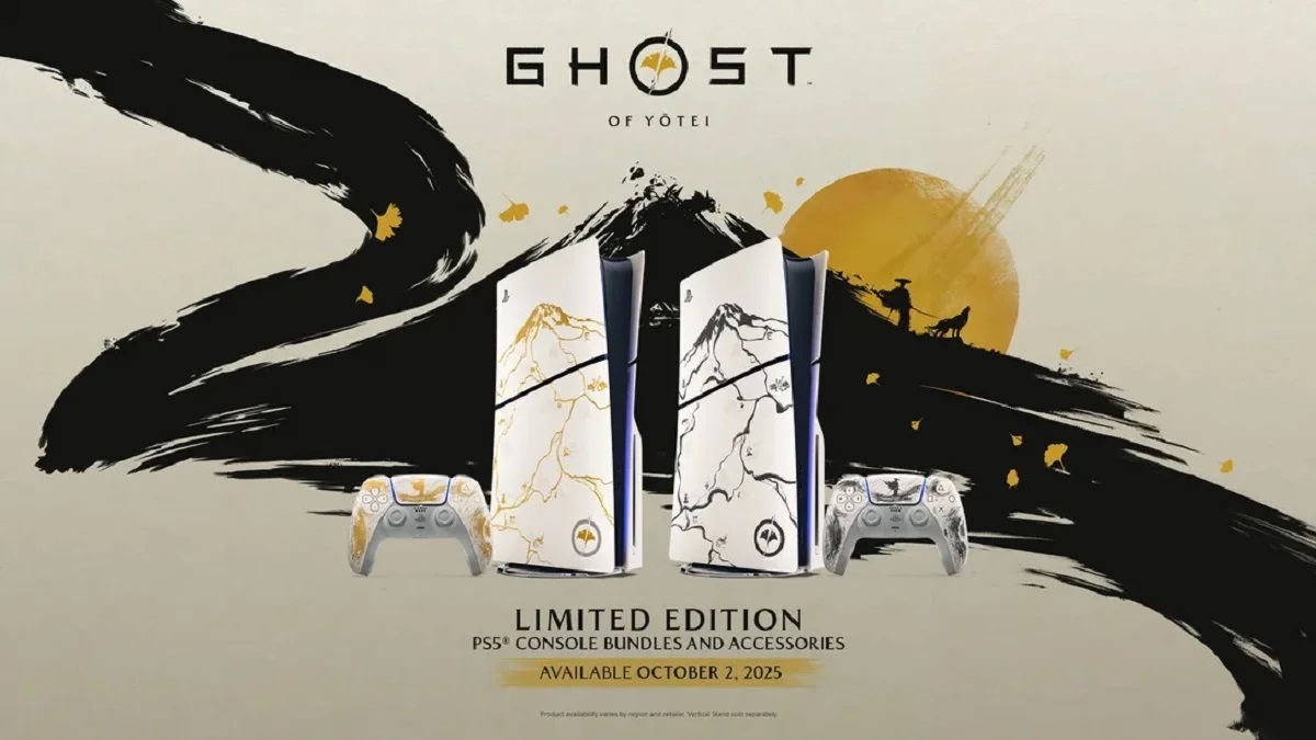 Legender fra fjellene: bakbelysning på den nye PS5 og DualSense presentert i stil med Ghost of Yotei PS5 og DualSense eksklusive: inspirasjon fra mysteriet Ghost of Yotei