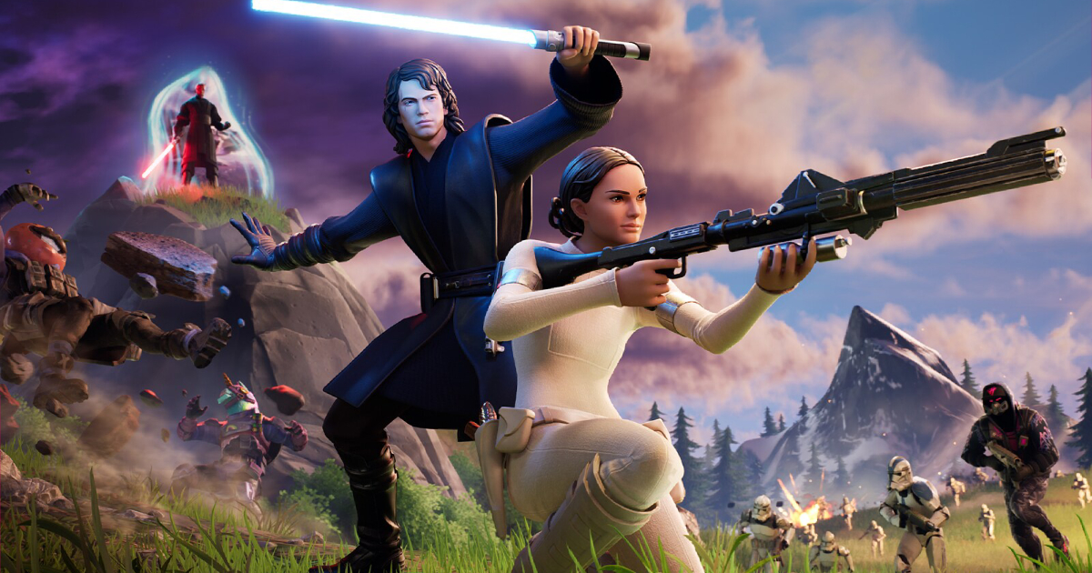 Fortnite og Star Wars-spilluniversene møtes for en unik opplevelse Fortnite og Star Wars: når episke verdener møtes