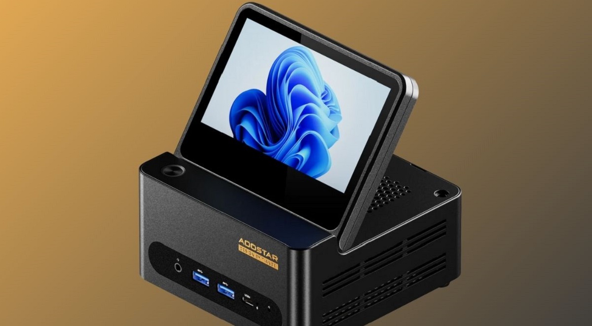 Aoostar G-FLIP - en uvanlig mini-PC med berøringsskjerm, høy ytelse og et utrolig kompakt kropp - er avduket Aoostar G-FLIP - en uvanlig mini-PC med berøringsskjerm, høy ytelse og et utrolig kompakt kropp - er avduket