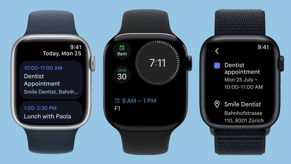 Drøm integrasjon: Google Kalender er tilpassbar for Apple Watch Google Kalender nå tilgjengelig på Apple Watch: integrasjonsdetaljer