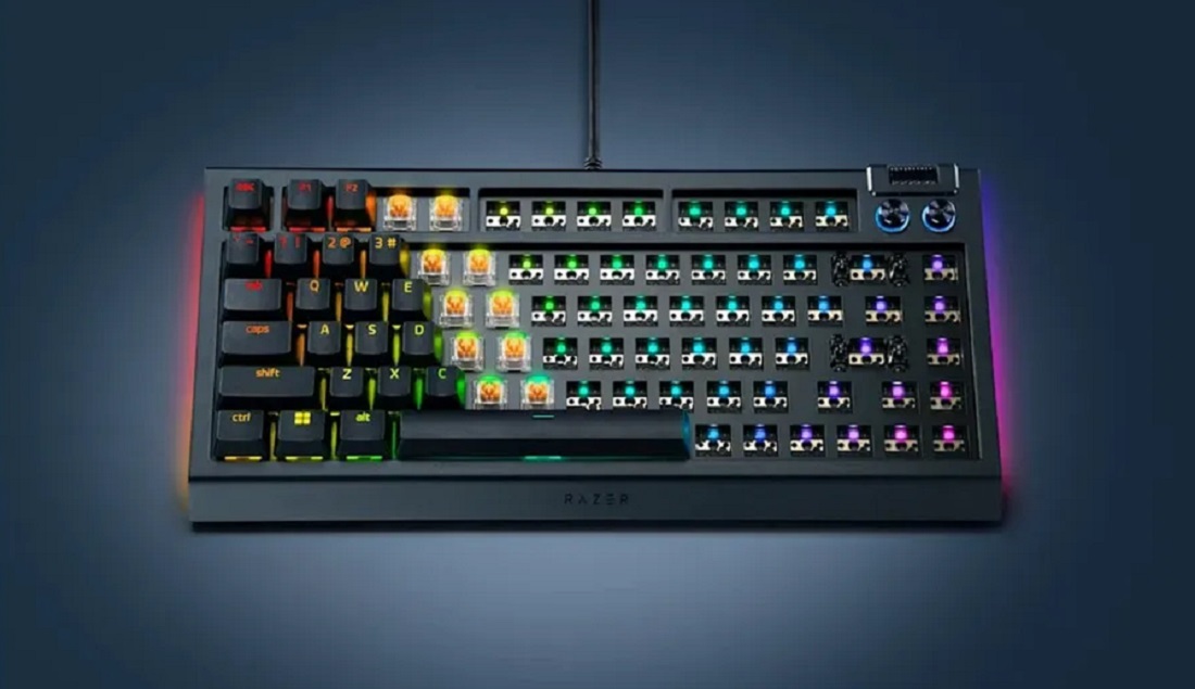 Utforsk den nye BlackWidow V4: Den perfekte 75% Barebones-plattformen for DIY-entusiaster Avduking av BlackWidow V4: Det ultimate 75% Barebones settet for tastaturelskere