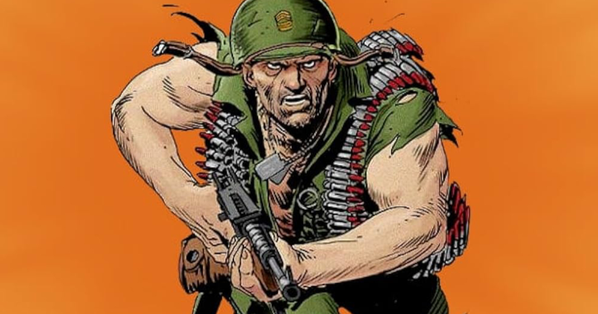Den tøffe soldaten fra DC Comics: Sersjant Rock er tilbake i aksjon Sersjant Rock: Møt den ikoniske tegneseriehelten