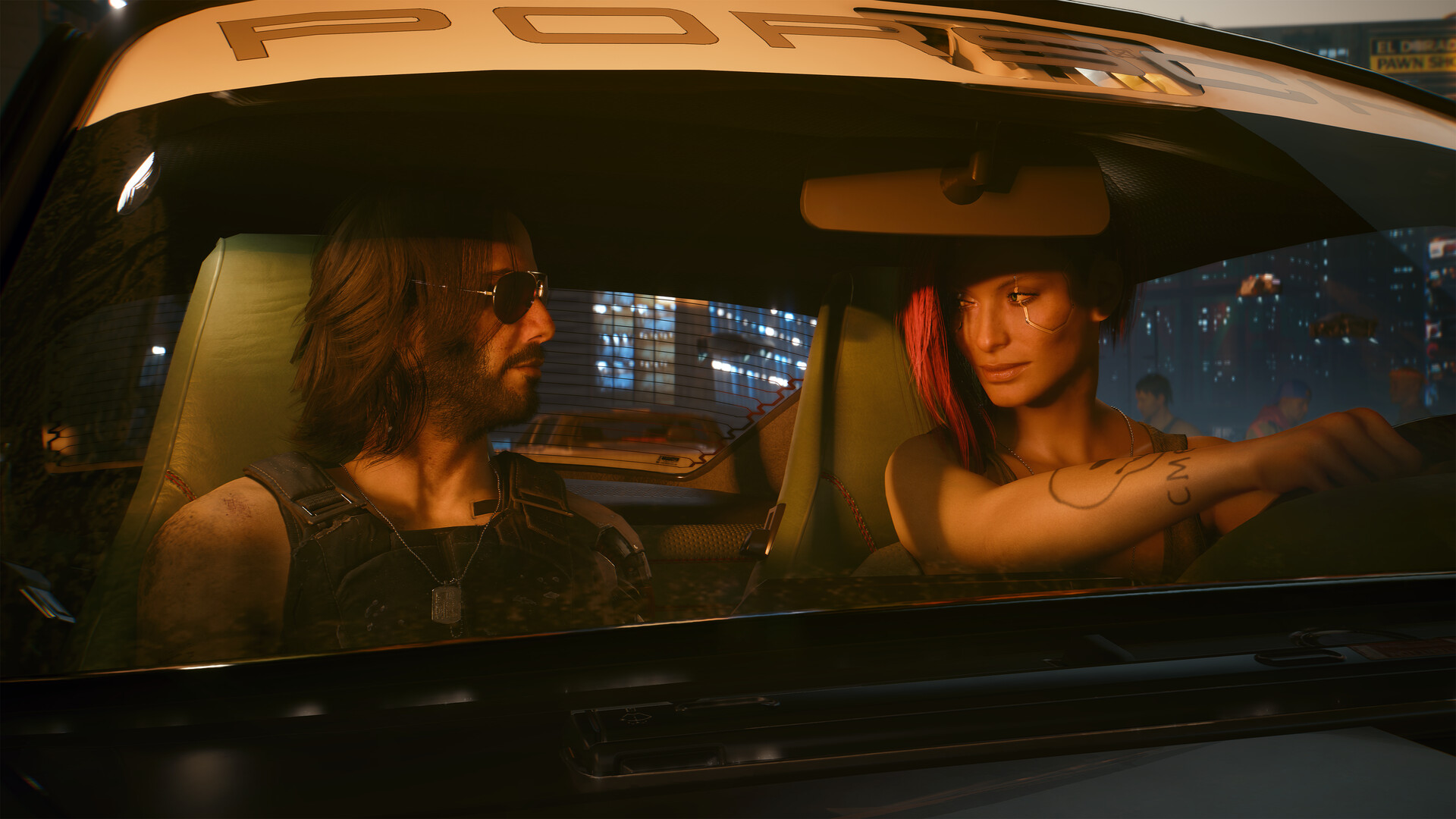 Første pennetest: et nytt bilde fra Cyberpunk 2077 En fantastisk titt: det første skjermbildet av Cyberpunk 2077