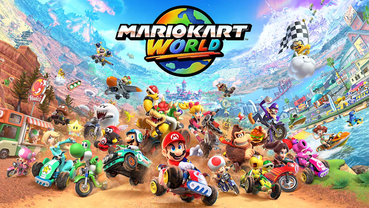 Første titt på Mario Kart World: analyserer detaljene i den nye plakaten Imponerende grafikk og kjente karakterer: hva tilbyr Mario Kart World-plakaten?