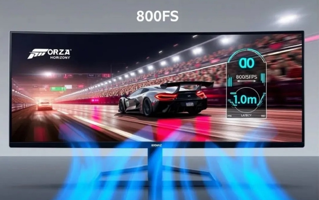 Overklokking til det ytterste: HKC skjermene når 800Hz for spillere HKC presenterer: Gaming monitor med utrolig 800 Hz frekvens