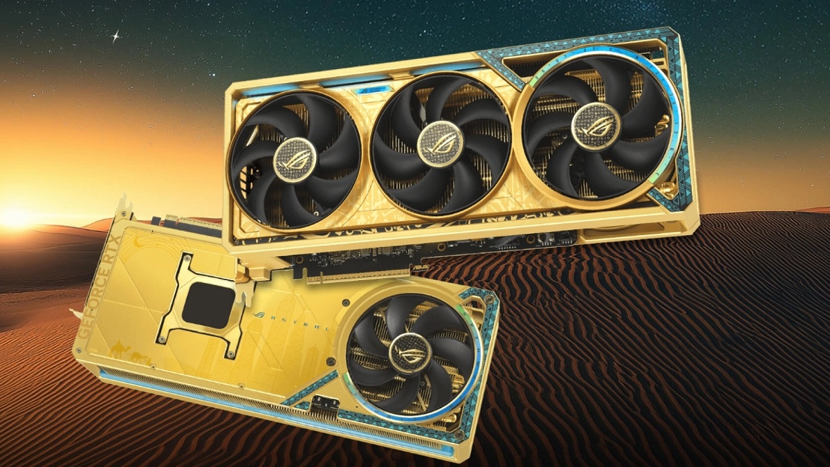 Vi presenterer GeForce RTX 5090 Dhahab: Luksus møter ytelse med ASUS ROG ASUS ROG lanserer luksuriøs GeForce RTX 5090 Dhahab Edition