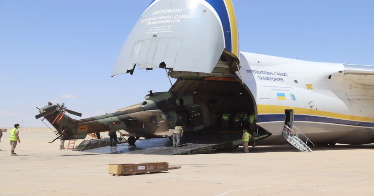Ukrainske An-124 Ruslan transporterte spanske helikoptre til Irak 
