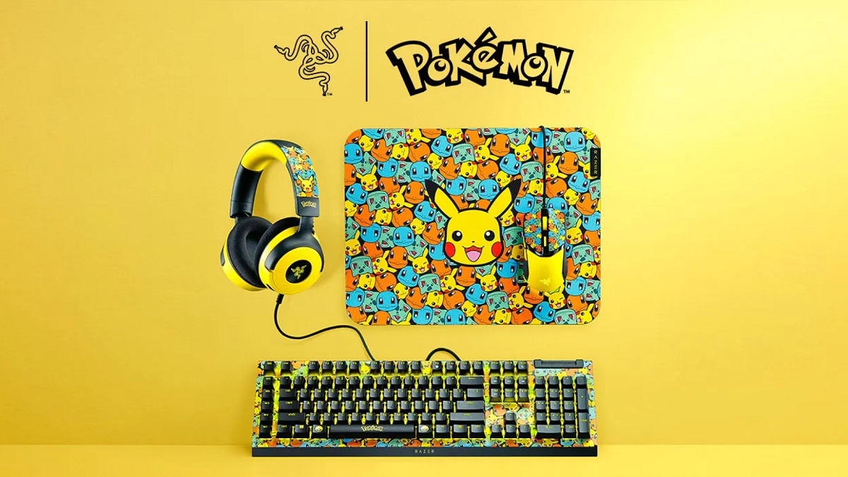 Oppgrader oppsettet ditt med Razers eksklusive Pokémon-kolleksjon Razer slipper Pokémon Edition-utstyr: Få dem alle i stil
