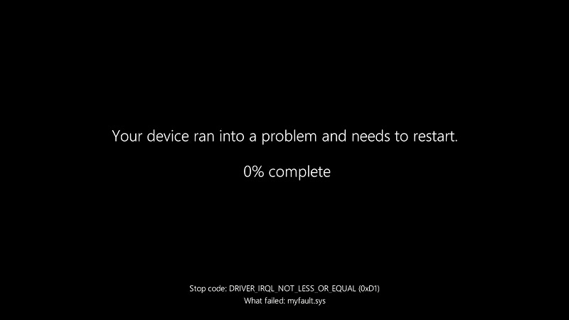 Bilde av den nye Windows 11-feilsøkingsskjermen Bilde av den nye Windows 11-feilsøkingsskjermen