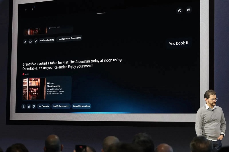 Bilde 1: den oppdaterte Alexa+-assistenten