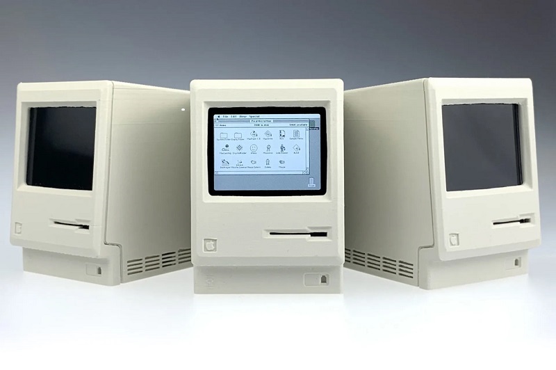 En fungerende kopi av Macintosh basert på Raspberry Pi Pico En fungerende kopi av Macintosh basert på Raspberry Pi Pico