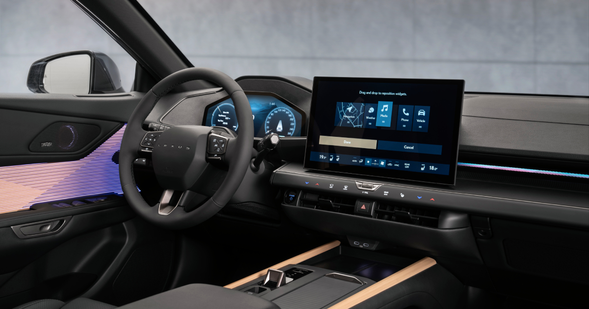 Lexus ES 2026 - interiør 1 Lexus ES 2026 - interiør 1