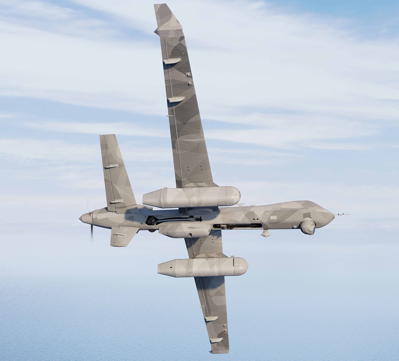 MQ-9B SkyGuardian med radardeteksjonssystemer MQ-9B SkyGuardian med radardeteksjonssystemer