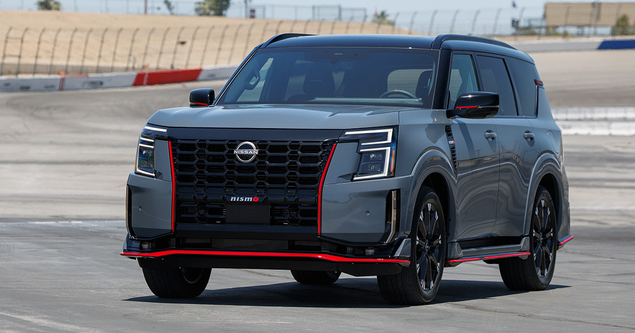 Nissan Armada NISMO 2026 - frontview Nissan Armada NISMO 2026 - frontview
