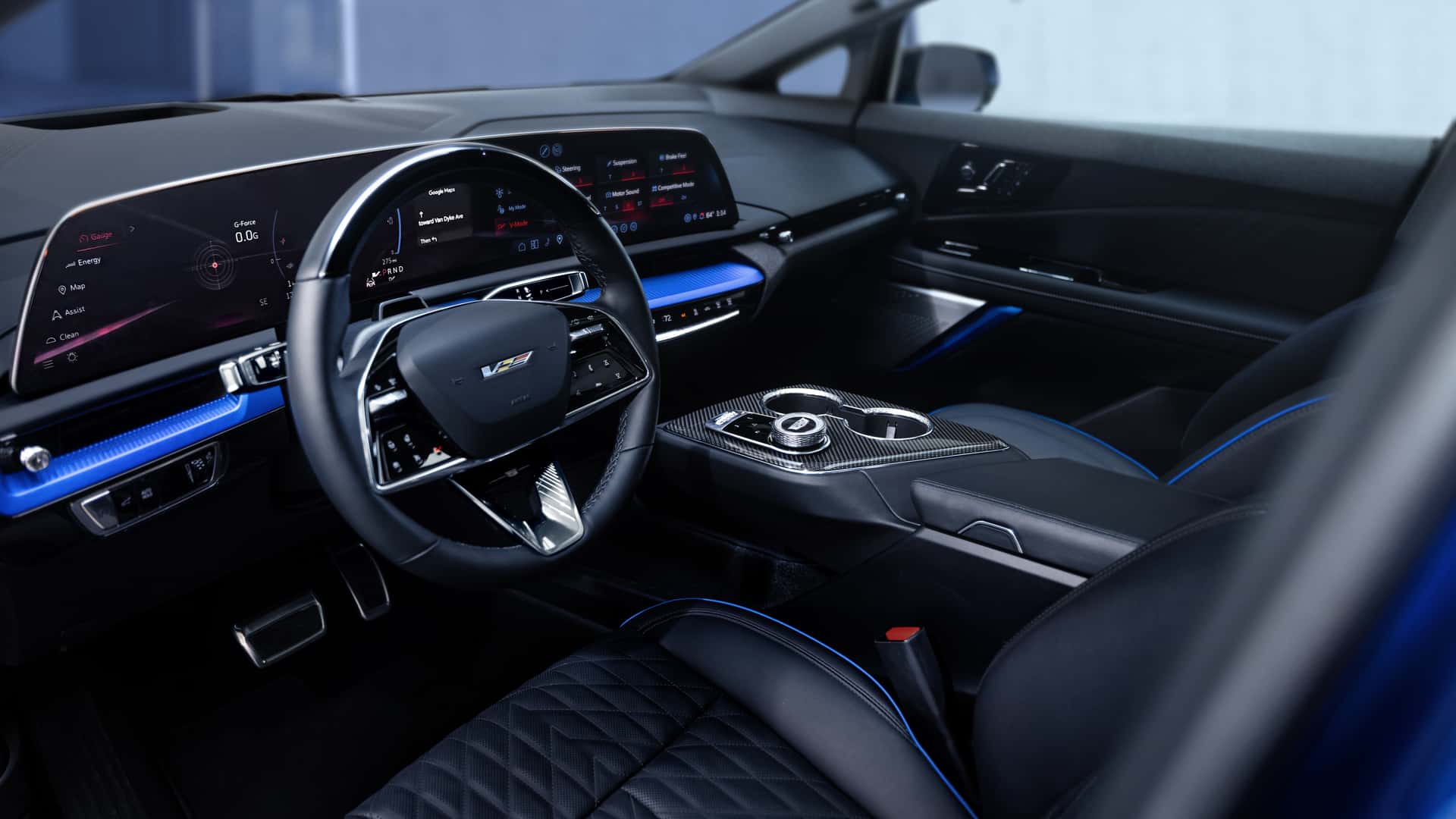 2026 Cadillac Optiq V i garasjen. 2026 Cadillac Optiq V i garasjen.