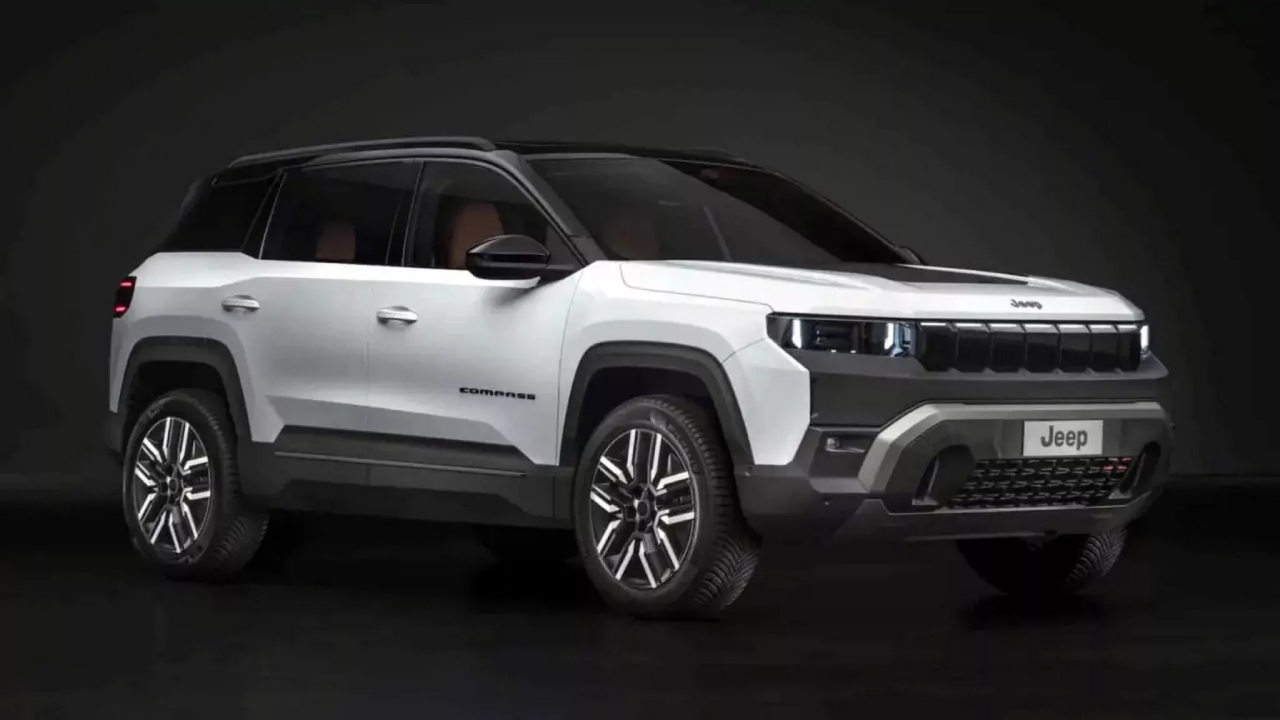 Frontpanelet på nye Jeep Compass Frontpanelet på nye Jeep Compass