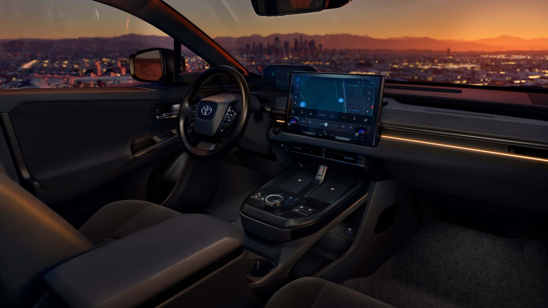 Toyota C-HR EV - interiørdesign Toyota C-HR EV - interiørdesign