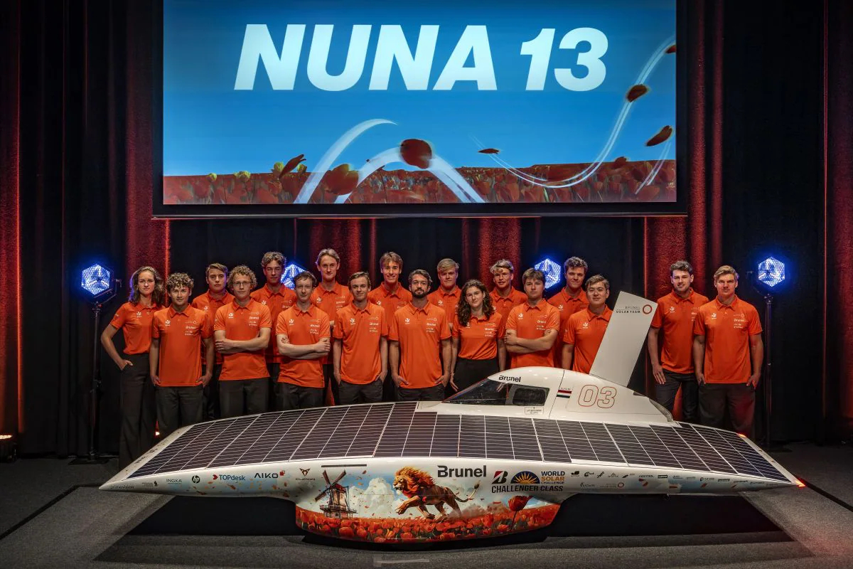 Brunel Solar Team og deres kjøretøy Nuna 13