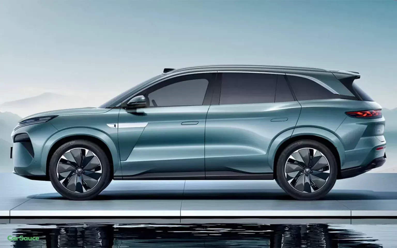 BYD Tang L elbil på veien BYD Tang L elbil på veien